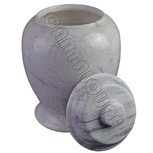 Archaic Urn Badal Grey Marble