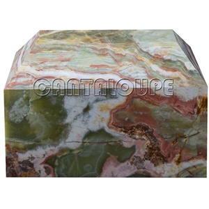 Garden Cremation Urn Green Onyx