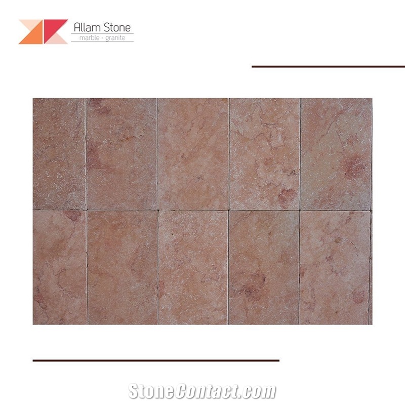 Zafarana Rose Marble Honed / Tumbled Tiles