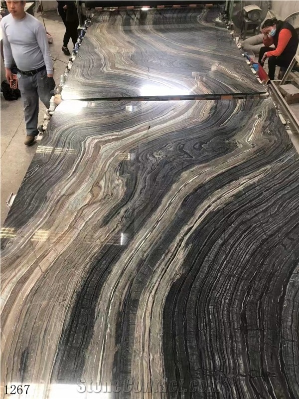 Black Wood Vein Zebra Ancient M711 In China Stone Market