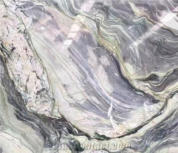 Brazil Cobalt Blue Quartzite Slab Tile In China Stone Market