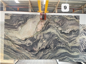 Brazil Cobalt Blue Quartzite Slab Tile In China Stone Market