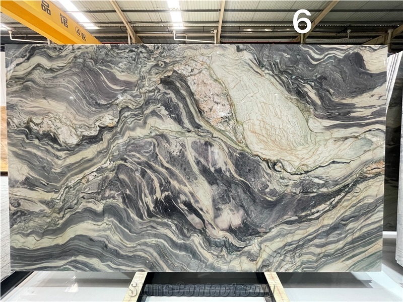 Brazil Cobalt Blue Quartzite Slab Tile In China Stone Market