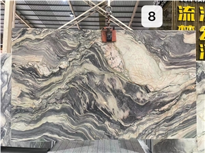 Brazil Cobalt Blue Quartzite Slab Tile In China Stone Market