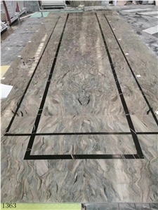 Brazil Silk Road Quartzite Slab Multicolor Stone Tiles