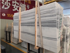 China Snowflake Wood Grain Marble Venato Wooden Vein Slab