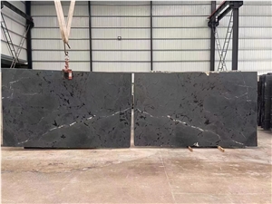 Negresco Black Quartzite Slab Tile In China Stone Market