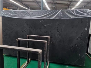 Negresco Black Quartzite Slab Tile In China Stone Market