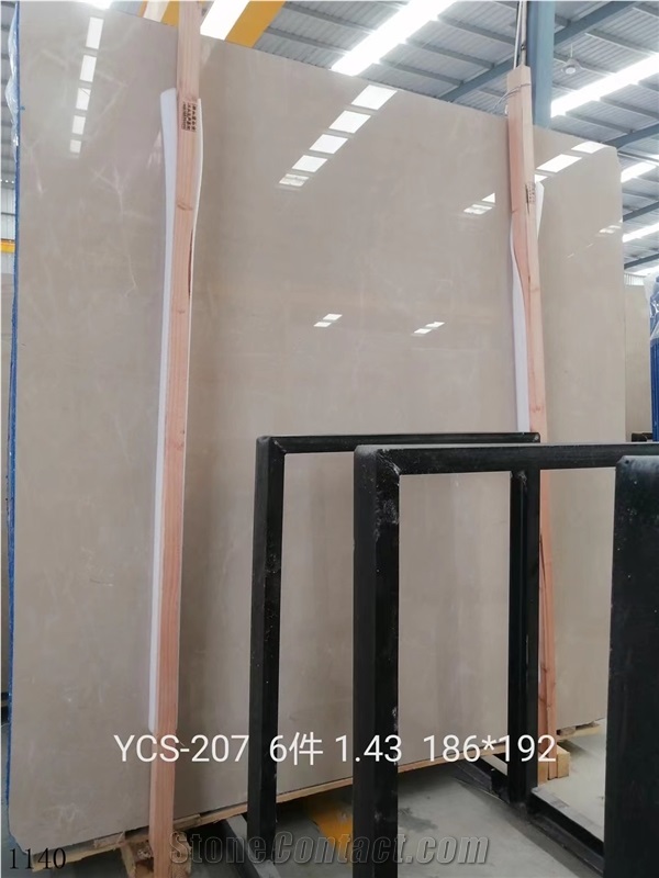 New Royal Botticino Marble Shayan Beige Persian Slab