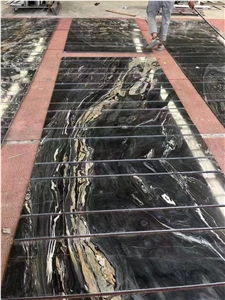 Turkey Golden Fire Marble Slabs And Tiles