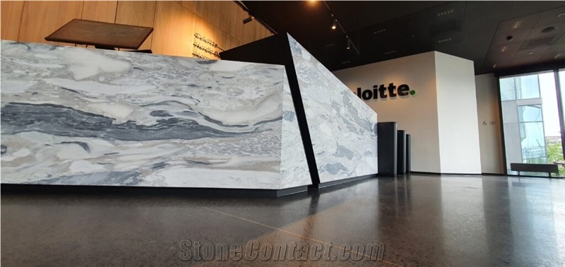 Hermelin Marble Block, Norway Grey Marble
