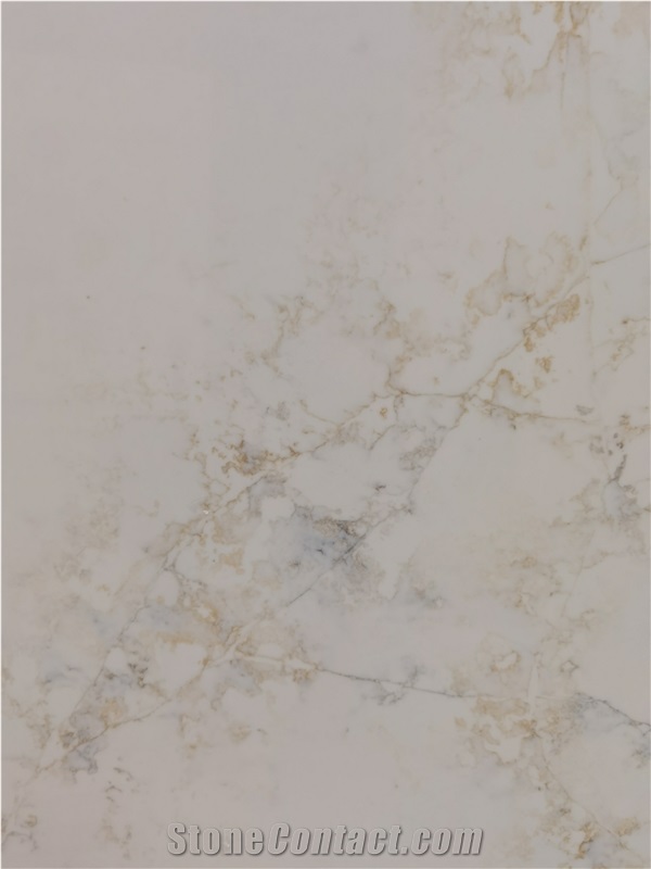 5005 Statuario Elisno Quartz Stone Slabs Tiles Kitchen Used