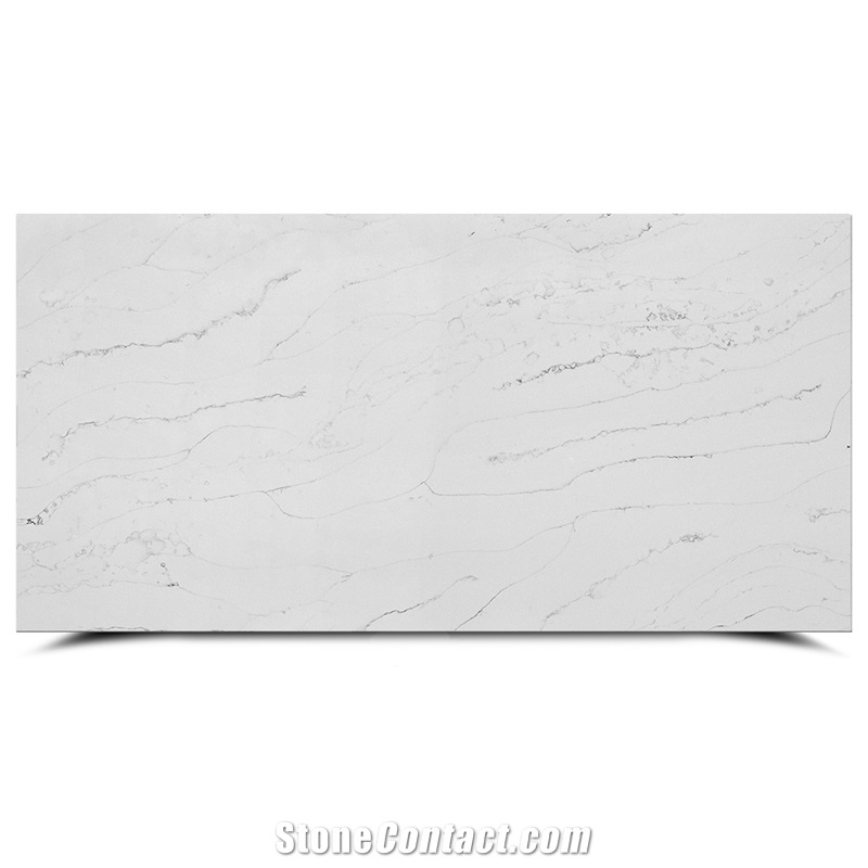 Calacatta 5053 Quartz Kitchen Worktops Desktops