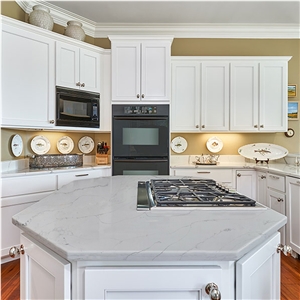 Calacatta 5053 Quartz Kitchen Worktops Desktops