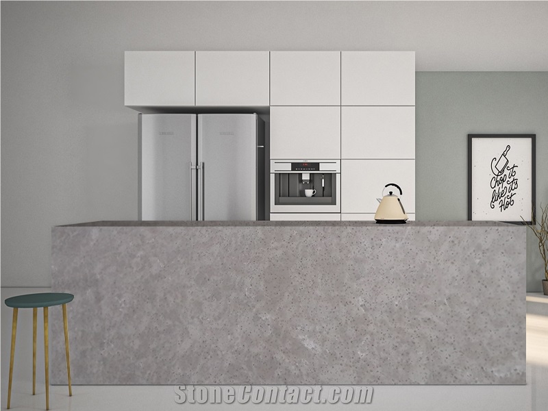 Crystallo 4099 Artificial Quartz Countertop Island Top