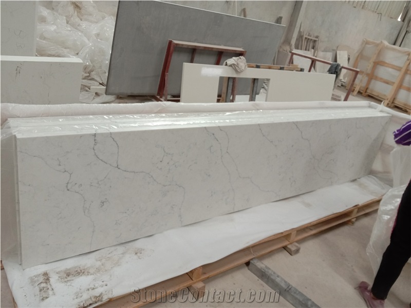 Goldtop 5029 Destiny Quartz Countertops Kitchen Tops