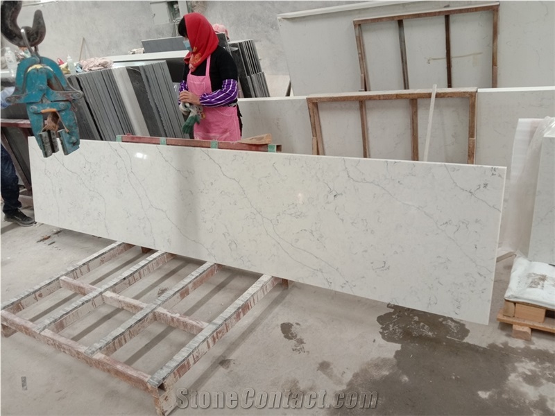 Goldtop 5029 Destiny Quartz Countertops Kitchen Tops