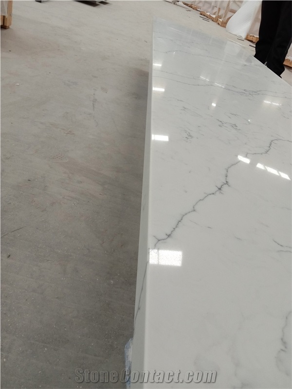 Goldtop 5029 Destiny Quartz Countertops Kitchen Tops