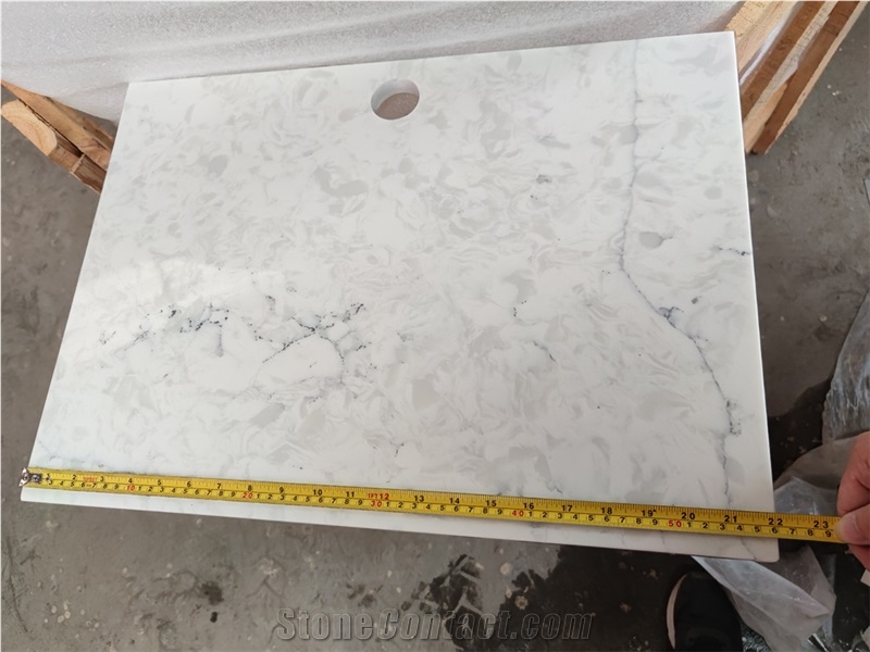 Goldtop 5029 Destiny Quartz Countertops Kitchen Tops