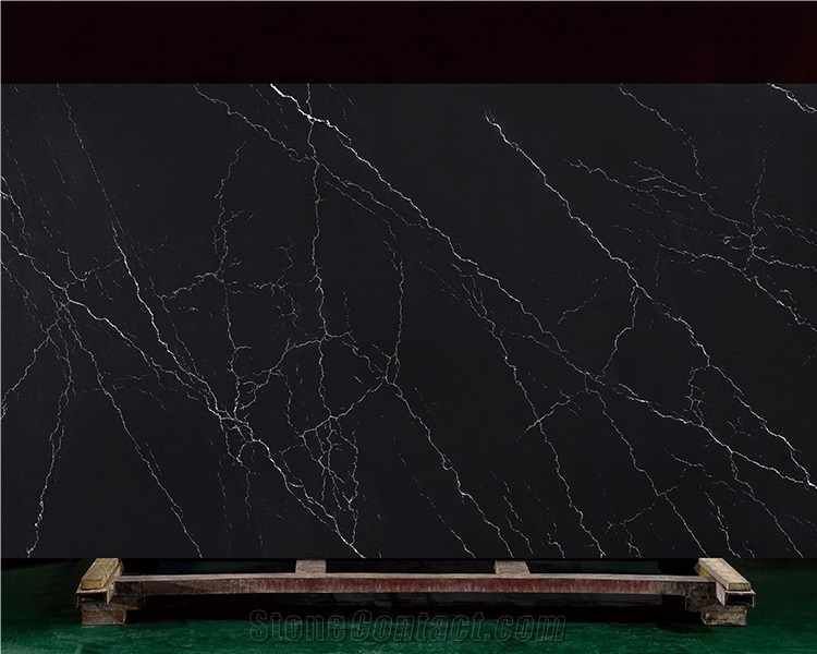 Good Quality Hot-Sell Black Artificial Quartz Slabs