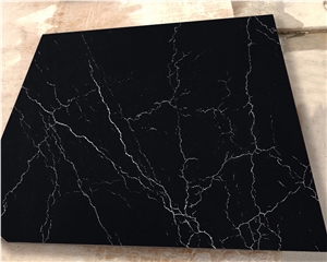 Good Quality Hot-Sell Black Artificial Quartz Slabs