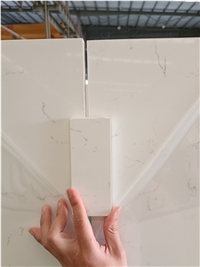 Grateful 4047 Carrara Thread Quartz Stone Tiles Walling
