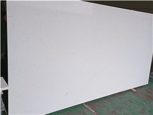 Grateful 4047 Carrara Thread Quartz Stone Tiles Walling