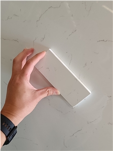 Grateful 4047 Carrara Thread Quartz Tiles Flooring Stone