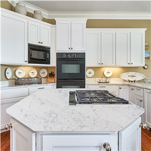 High Quality Artificial Quartz Stone Kitchen Bench Top 6025