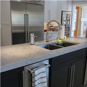 High Quality Artificial Quartz Stone Kitchen Bench Top 6025
