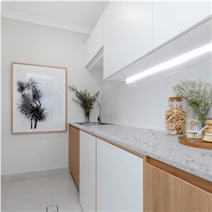 High Quality Artificial Quartz Stone Kitchen Bench Top 6025
