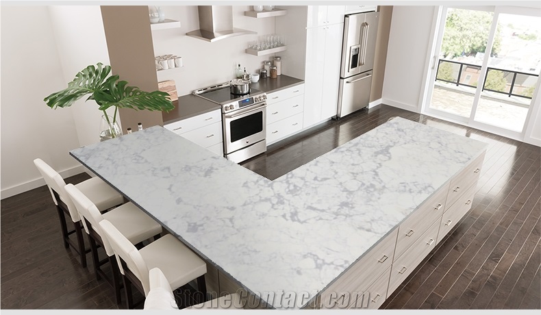 High Quality Artificial Quartz Stone Kitchen Worktops 6025