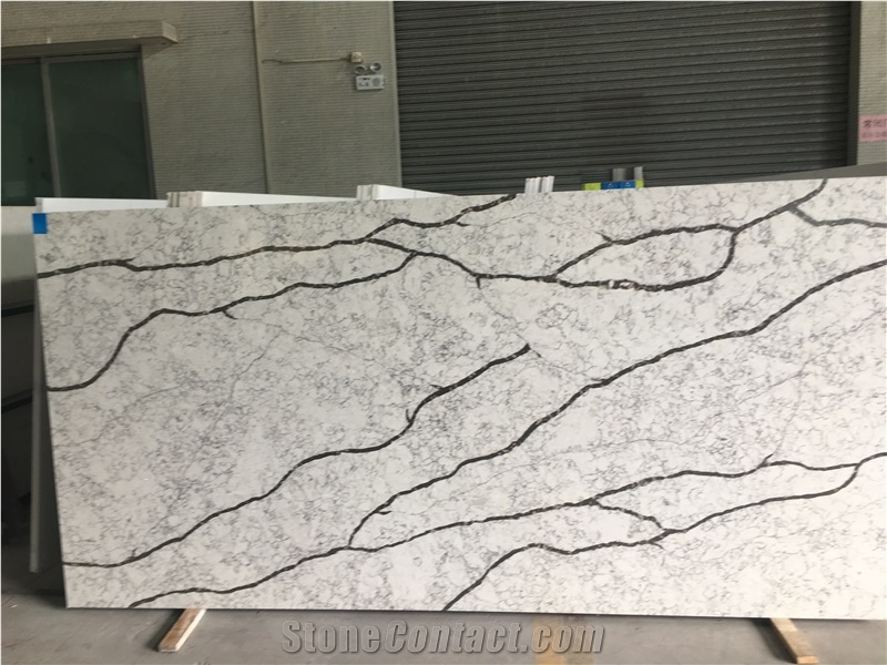 Hot Sale 5057 Unique Artificial Stone Quartz Floor Tiles