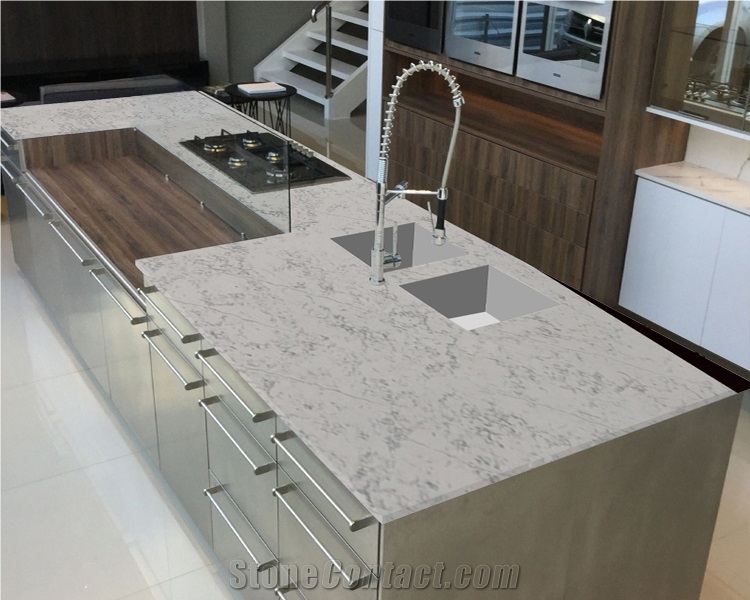 HOT SELL ODM/OEM Lvory Artificial Quartz Slabs