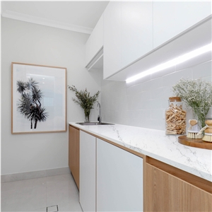 Kitchen Quartz Countertops Prices Calacatta 5015 Bench Top