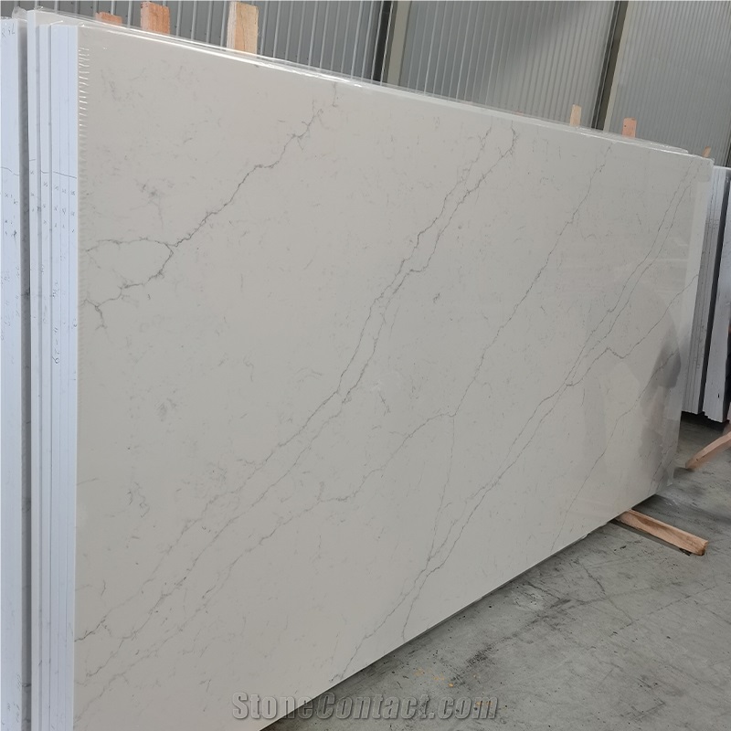 Kitchen Quartz Countertops Prices Calacatta 5015 Bench Top