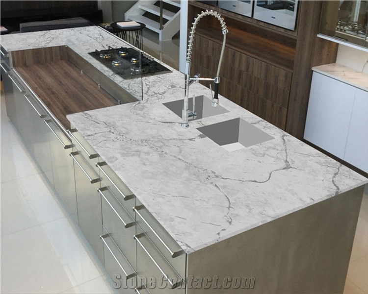 Polished Engineered Stone Hot Sell Artificial Quartz Slabs