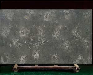 Polished Hot-Sell 6006 Dark Grey Artificial Quartz Slabs