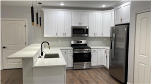 Popular Color Artificial Calacatta Quartz 5015 Countertops