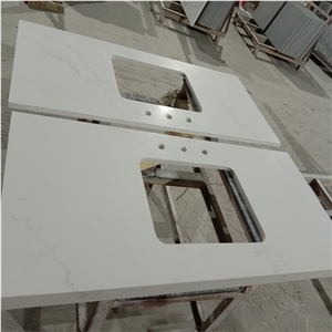 Quartz Slab Kitchen Countertop Calacatta Quartz 5015