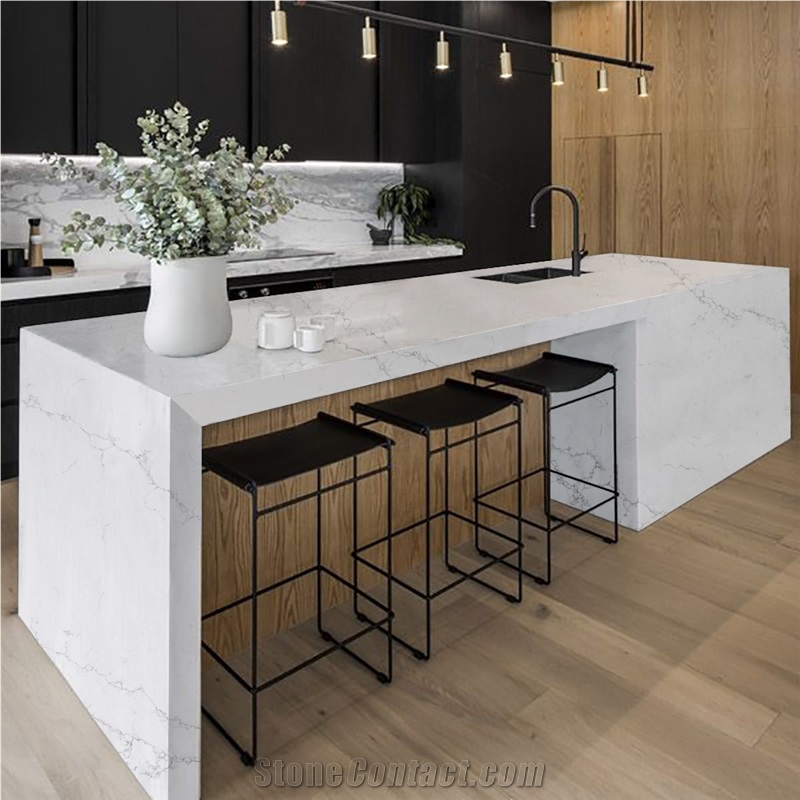 Solid Surface Countertop Island Top Calacatta Series 5015