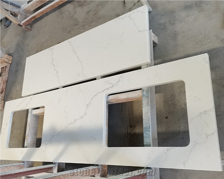 Solid Surface Countertop Island Top Calacatta Series 5015
