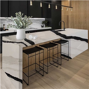 Super Jumbo Slabs 5008 Panda White Countertops Bench Top