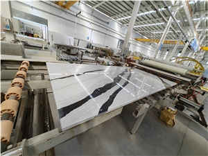 Super Jumbo Slabs 5008 Panda White Kitchen Island Tops