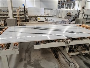 Super Jumbo Slabs 5008 Panda White Kitchen Island Tops