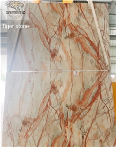 Artificial Stone Calacatta Golden Series Quartz Slabs 017 Printing