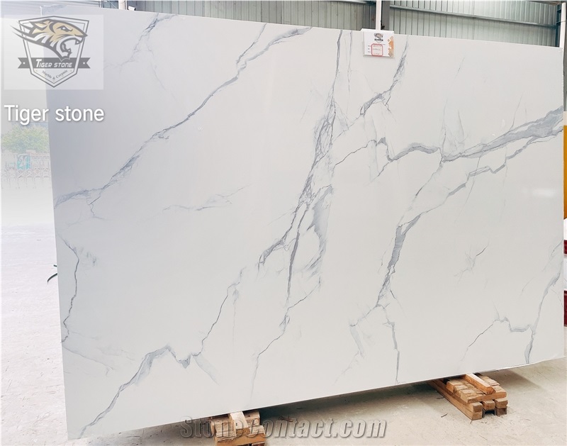 Artificial Stone Marble Look Calacatta 5323 Printing