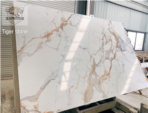 Calacatta Golden Quartz Slabs Series 1 Printing