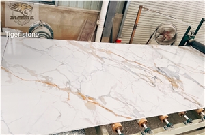 Calacatta Golden Quartz Slabs Series 1 Printing