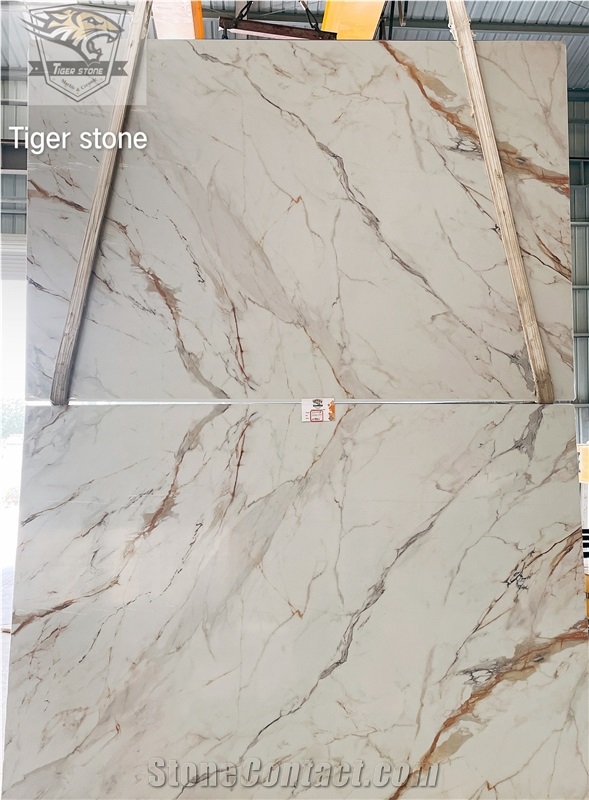 Calacatta Series 3 Printing Quartz Slabs